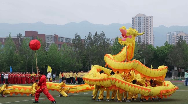 重庆电讯职业学院(五年制大专)拔河比赛